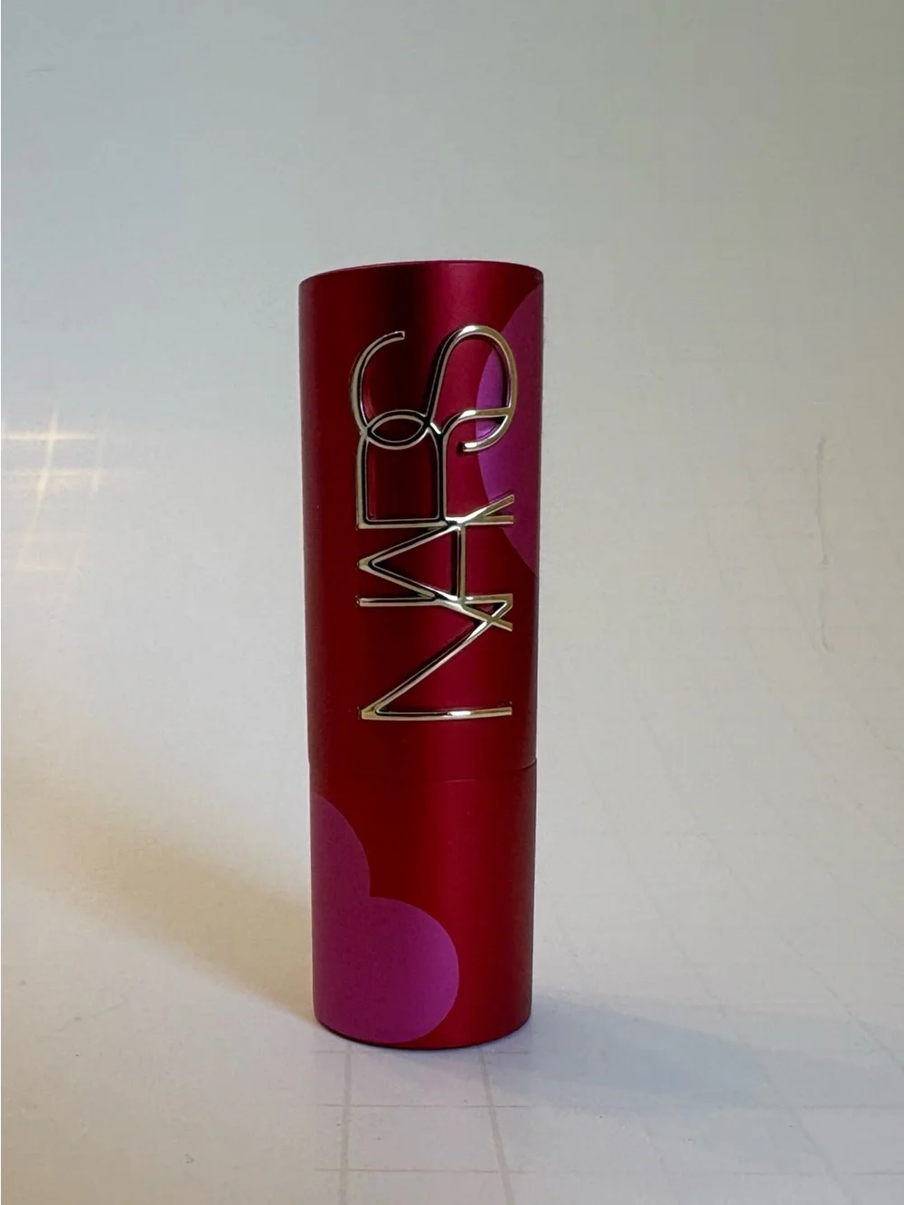 NARS Red Lipstick Case with Pink Detail